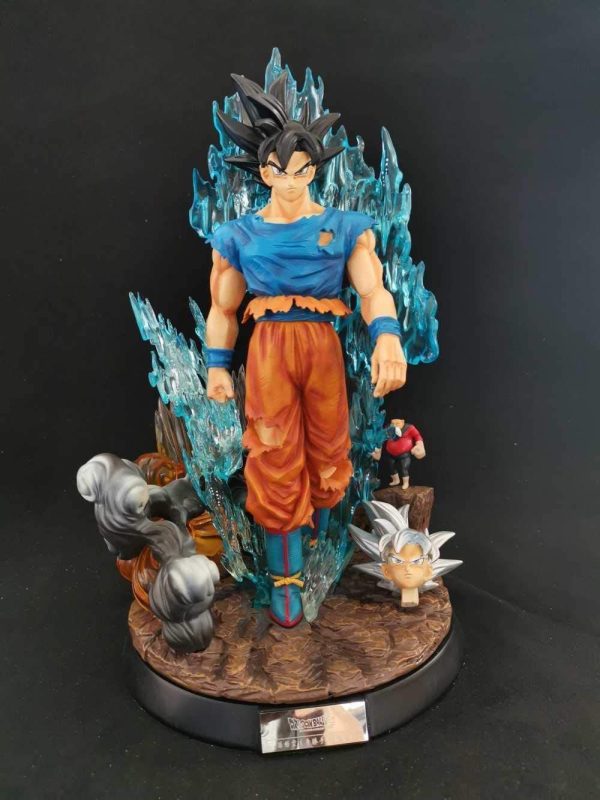 figura de resina dragon ball ultrainstinto